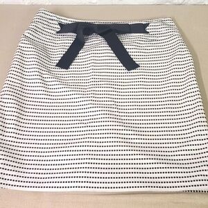 Cass and Co Black and Cream Skirt Size 8